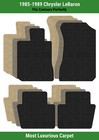 Lloyd Luxe Front & Rear Row Carpet Mats for 1985-1989 Chrysler LeBaron (For: Chrysler LeBaron)