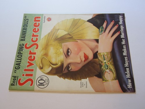 Silver Screen Magazine v. 4 #11, Sept 1934 FN Claudette Colbert Cleopatra Cvr! - Picture 2 of 8