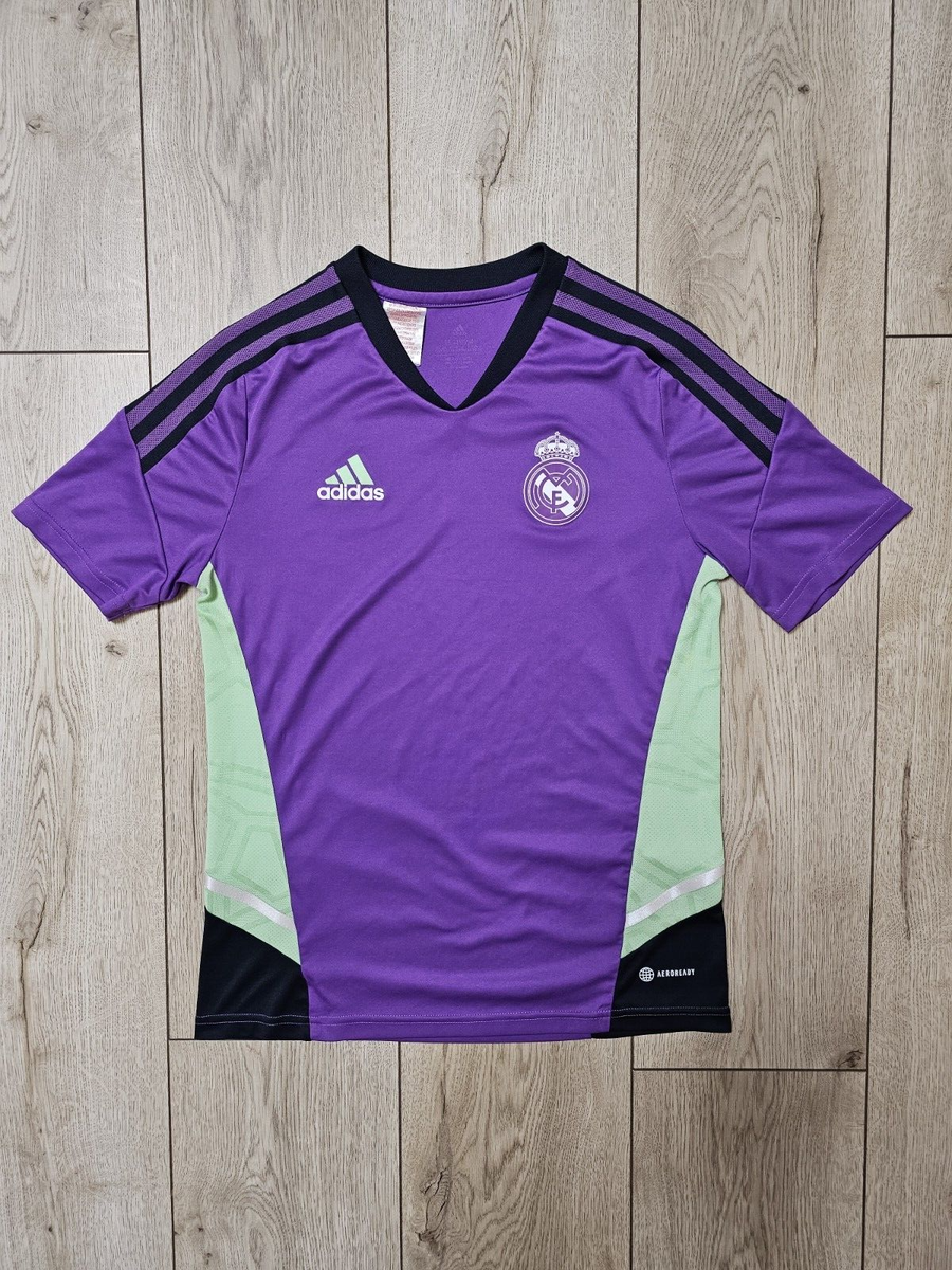 REAL MADRID 2022 TRAINING FOOTBALL SHIRT SOCCER JERSEY BOYS 13-14Y