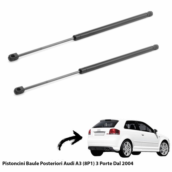 2 Gasfedern Kolben HeckträGer GepäCk Audi A3 (8P1) Von 2003-image