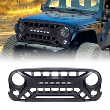 Front Armor Style Grille Bumper Grill Wlight Fit For 2007-2018 Jeep Wrangler Jk Front Armor Style Grille Bumper Grill Wlight Fit For 2007-2018 Jeep Wrangler Jk