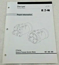 EATON Char-Lynn Motor Repair Manual H Series Gerotor OEM Free Shipping