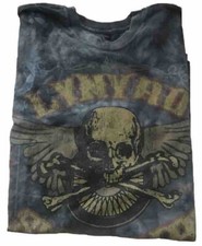 Lynyrd Skynyrd Liquid Blue Tie Dye T-Shirt Gimme Back My Bullets Size Large
