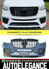 Frontsto&szlig;stange Sto&szlig;stange f&uuml;r Mercedes-Benz Sprinter W907 19 + Gitter Schwarz