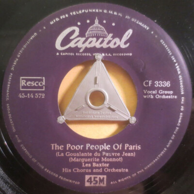 Les Baxter, His Chorus And Orchestra Theme From ''Helen Of Troy'' / The Poor Peo