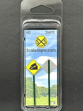 HO-3000-147-C / 1:87 Scale Railroad & Street Road Signs "Hill"