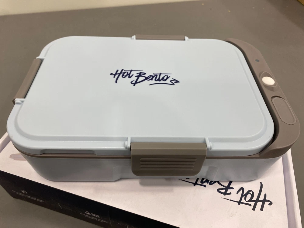 Hot Bento Box USED Self Heated Lunch Box and Food Warmer Battery Powered OnTheGO Hot Bento Box USED Self Heated Lunch Box and Food Warmer Battery Powered OnTheGO