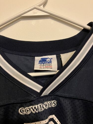 Vintage 1995 Dallas Cowboys Troy Aikman Starter Jersey NFL Boys Size Xl 18-20 - Picture 3 of 14
