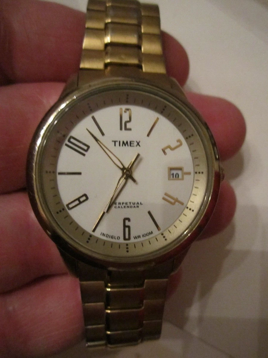 Timex perpetual cheap calendar watch