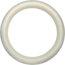 FloraCraft Flora Craft Styrofoam Extruded Wreath Bulk 14" White