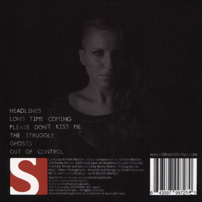 KIIRSTIN MARILYN GHOSTS NEW CD