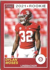 2021 Panini Dylan Moses #51 RC Alabama Crimson Tide