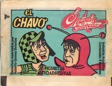 Argentina 1984 El Chavo El Chapolin Colorado Sticker Pack 