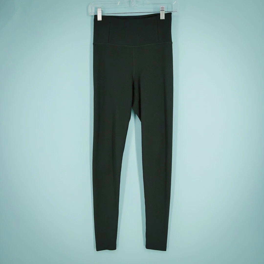 Girlfriend Collective Size Small S Black High Waisted 7/8 Length Active Leggings
