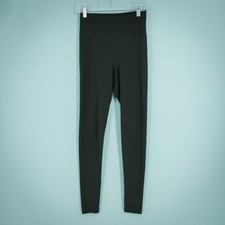 Girlfriend Collective Size Small S Black High Waisted 7/8 Length Active Leggings