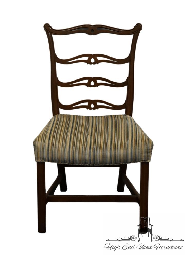 DREXEL HERITAGE Solid Mahogany Traditional Style Ladderback Dining