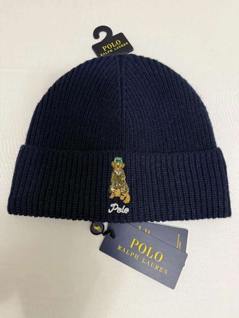 Polo Ralph Lauren Preppy Golden Retriever Beanie Navy Blue NWT
Opens in a new window or tab