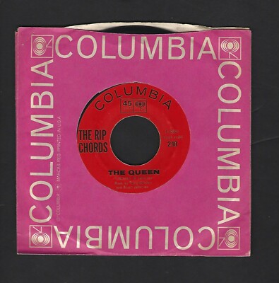 1963 The Rip Chords Hey Little Cobra b/w The Queen 45 Record