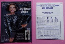 § patron PRIMA n° 12.83 blouse de fête femme tailles 38 42 46