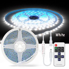 Bright 5050 White Waterproof SMD 300 LED Flexible Strip light 12V 5M 16.4ft US