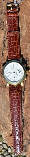 Crono Rattrapante Longines Francillon oro 18kt Rarissimo 1998 Nuovo NOS Completo - Imagen 24 de 24