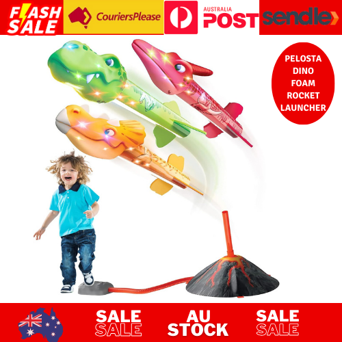 Dino Foam Rocket Launcher for Kids Dinosaur Toys for 3-12 Year Old