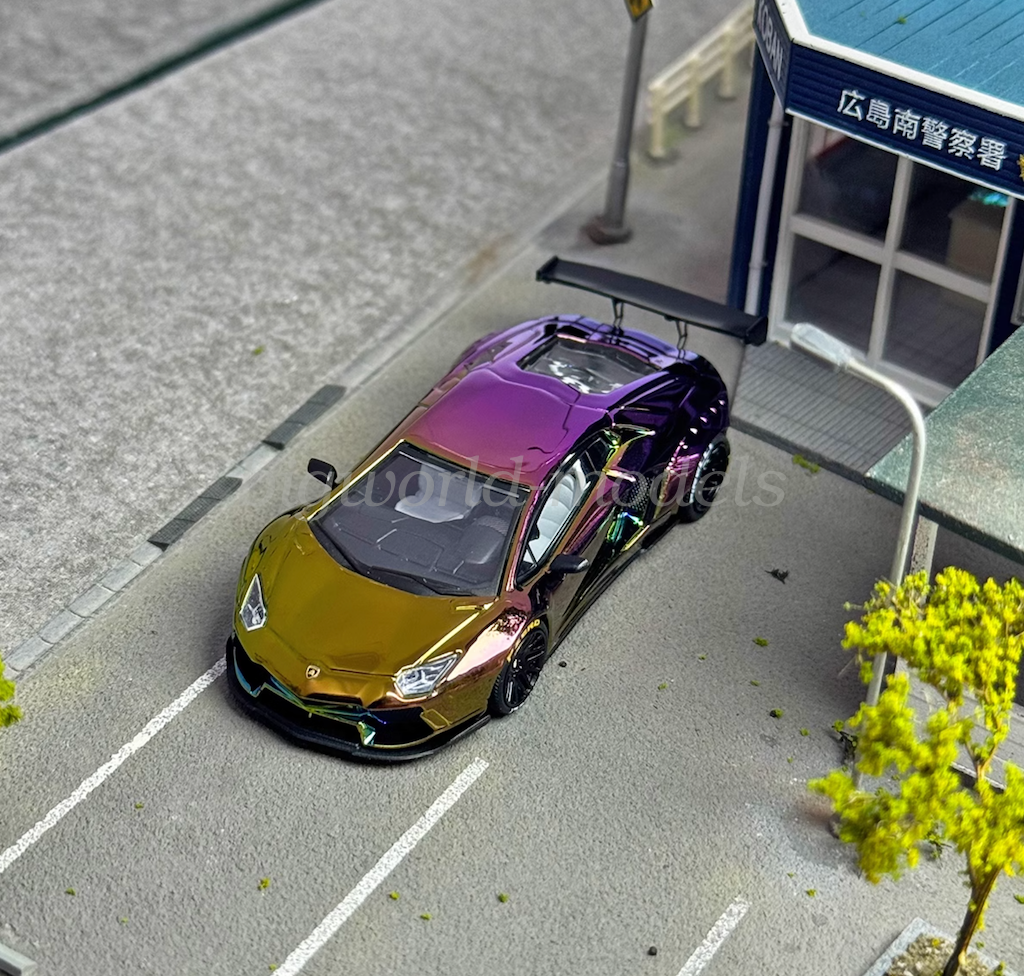 King 1:64 Aventador LP700 LBWK Racing Sports Diecast Metal Car Model Collection