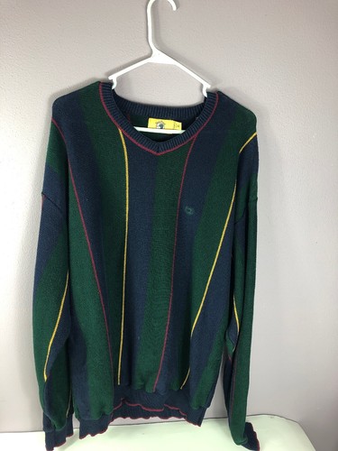 Green Striped Sweater | eBay