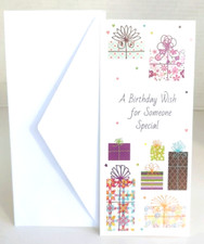 A Birthday Wish for Someone Special Birthday Greeting Card w/Envelope New