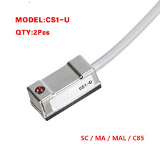 CS1-U Cilindro neumático de aire magnético Interruptor de lengüeta magnético Sensor DC AC 5V-240V