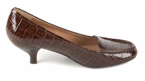 Nuevo FRANCO SARTO Mujer Brn Charol Tacón Sin cordones Vestido Pump Zapato Talla 8.5 M Foto 2 de 3