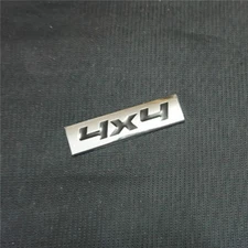1x Black 4x4 Chrome Metal Emblem Badge Sticker Decal Edition Engine 3D SPORT Car