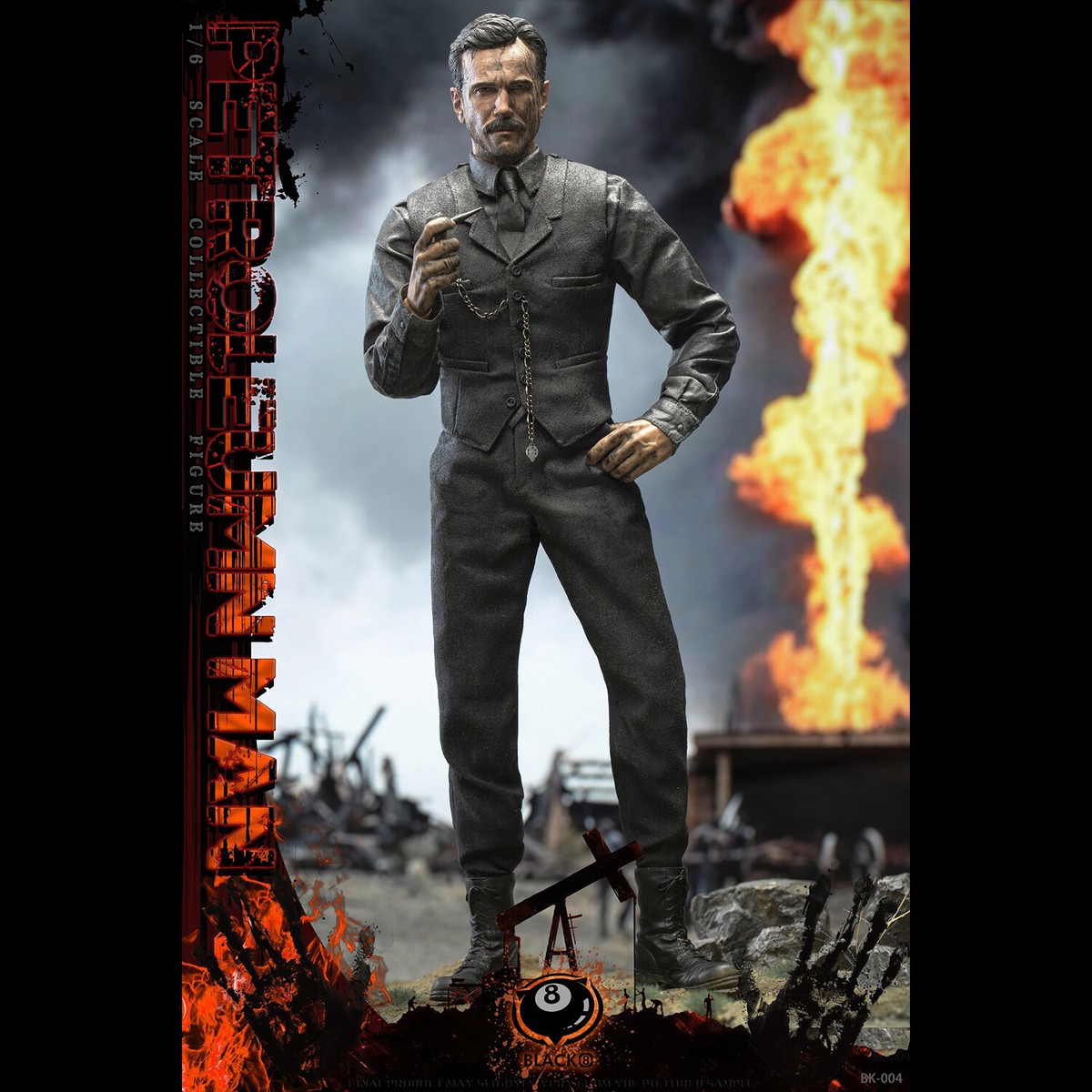 New BLACK 8 STUDIO BK-004 1/6 Scale Petroleum Man