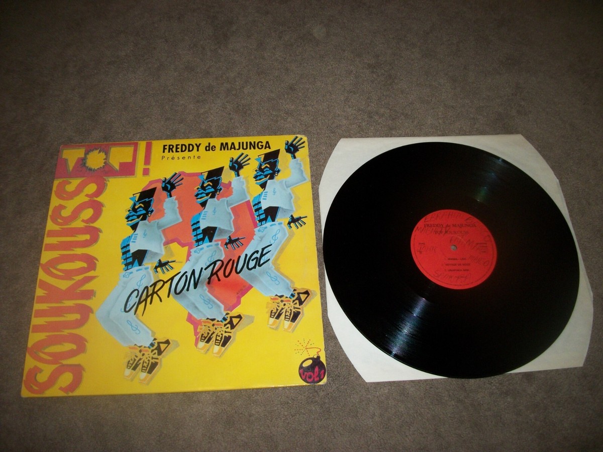sirenaです Freddy De Majunga - CARTON ROUGE TOP SOUKOUSS VOL. 1 LP - EX