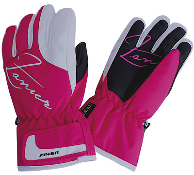 Zanier Mädchen Handschuhe Skihandschuhe Gore-Tex Mellau Primaloft fuxia