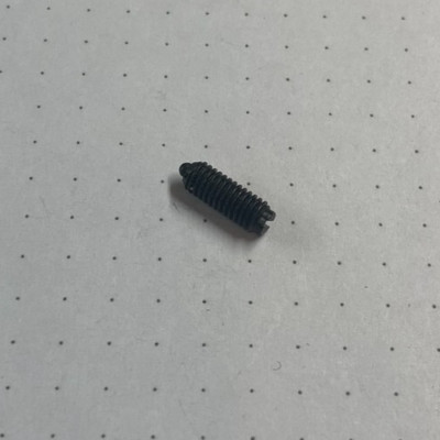 8-36 Thread X .437 In Lg Steel Plunger Pin, Thread Locking Feature, Vlier Brand