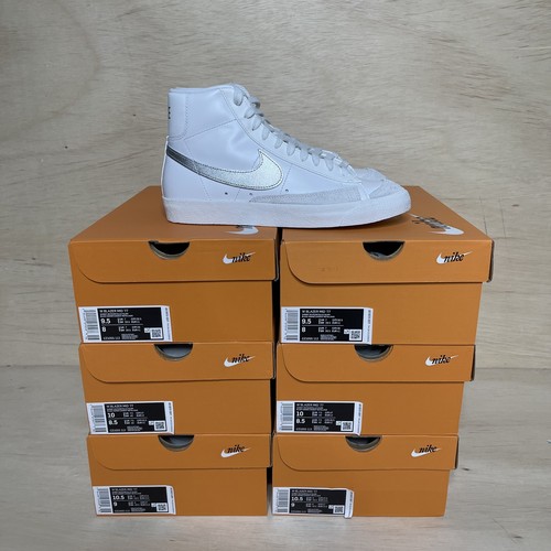 silver nike blazer mid 77