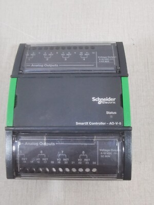 Schneider  SmartX Controller AO-V-8 I/O MODULE SXWAOV8XX10001 Without Box