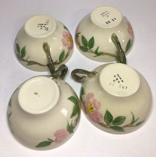 Tazas planas rosa del desierto franciscano 6 oz hechas en EE. UU. de colección conjunto de 4 - Imagen 6 de 24