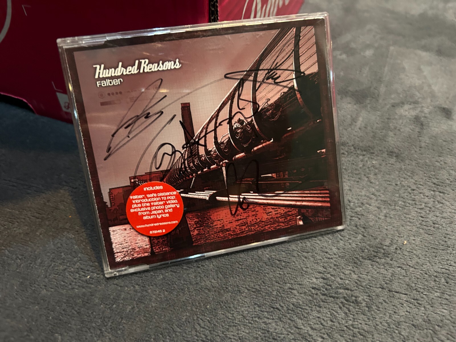 Hundred Reasons - Falter (CD Single) SIGNED BY THE BAND
