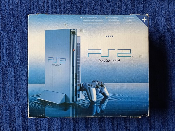 CONSOLA SONY PS2 SCPH-50004 AQUA LIMITED EDITION  PAL EUROPE DUAL SHOCK