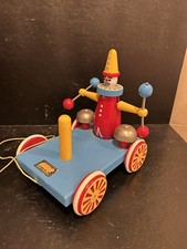 Brio 1950s Clown Pull Toy