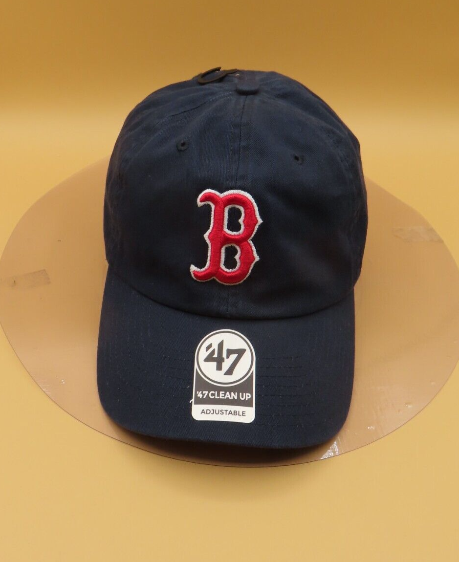 47 Black White Primary Logo Clean Up Adjustable Strap Hat Cap, Adult One Size Fits All