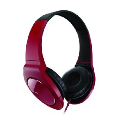 Pioneer SE-MJ711-R VOLL GESCHLOSSENER DYNAMISCHER KOPFHÖRER MIT KRAFTVOLLEN BASSROT