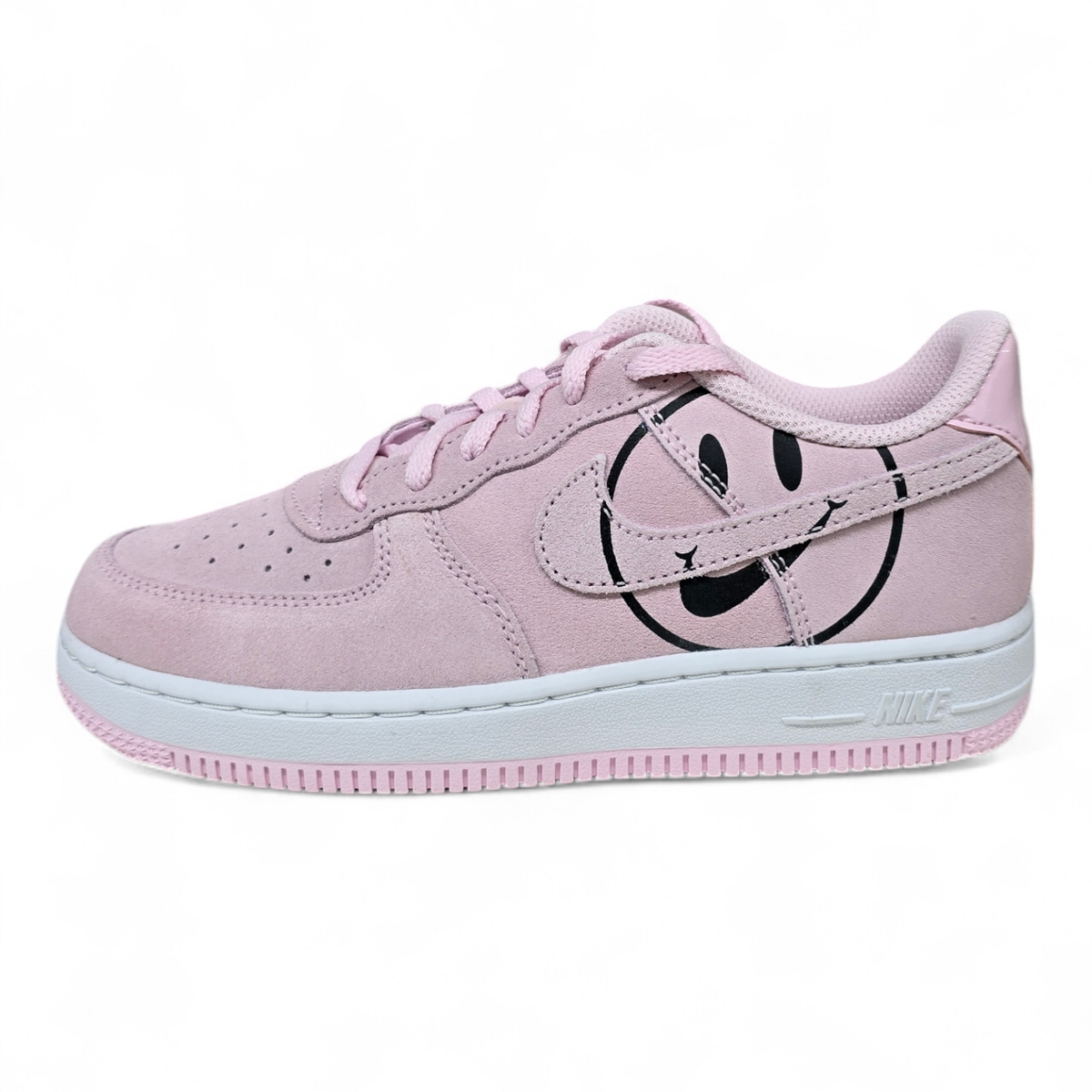 nike pale pink air force 1 low trainers