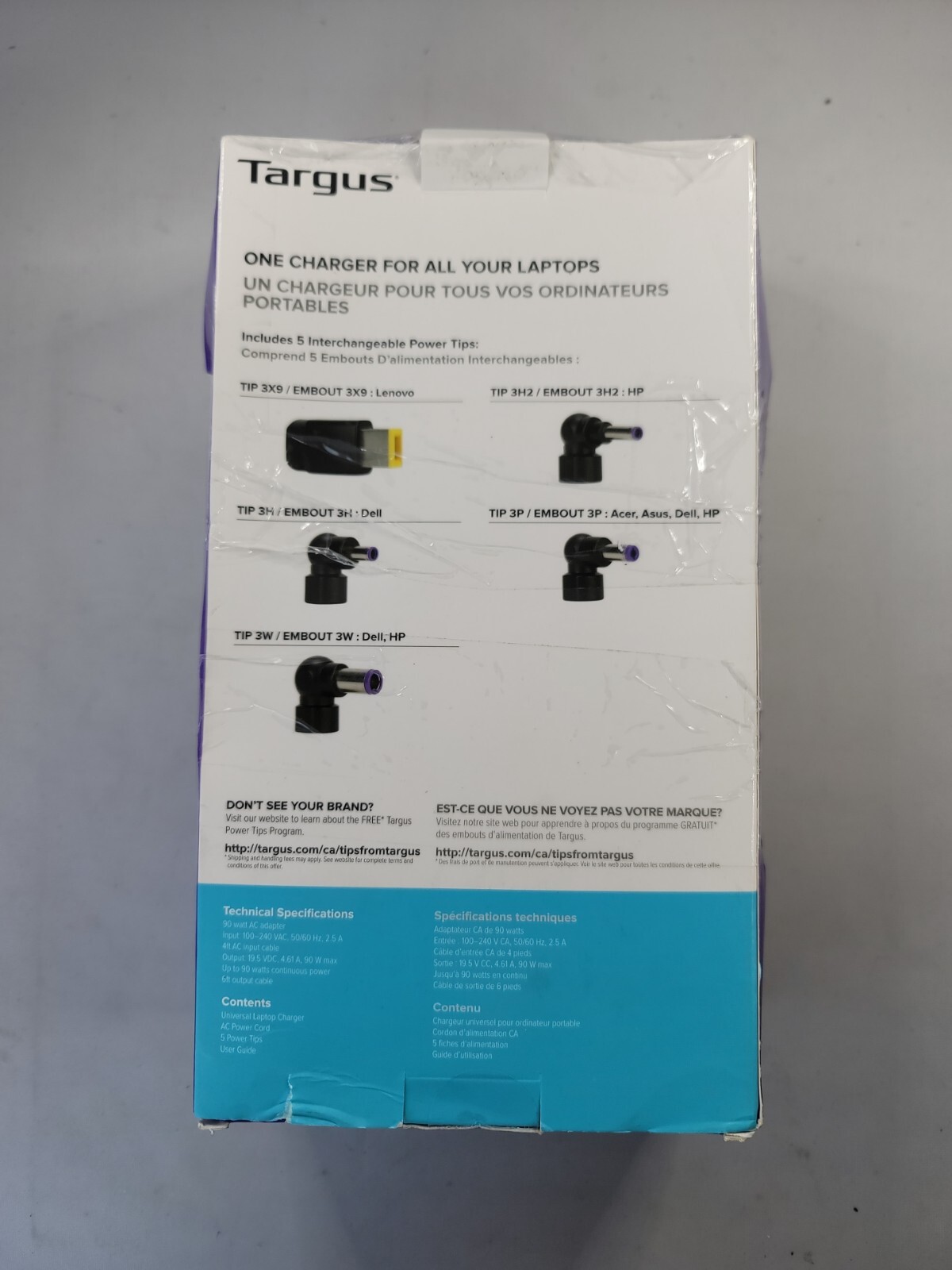 Targus Universal Laptop Charger Black (APA90US) 92636306021 eBay