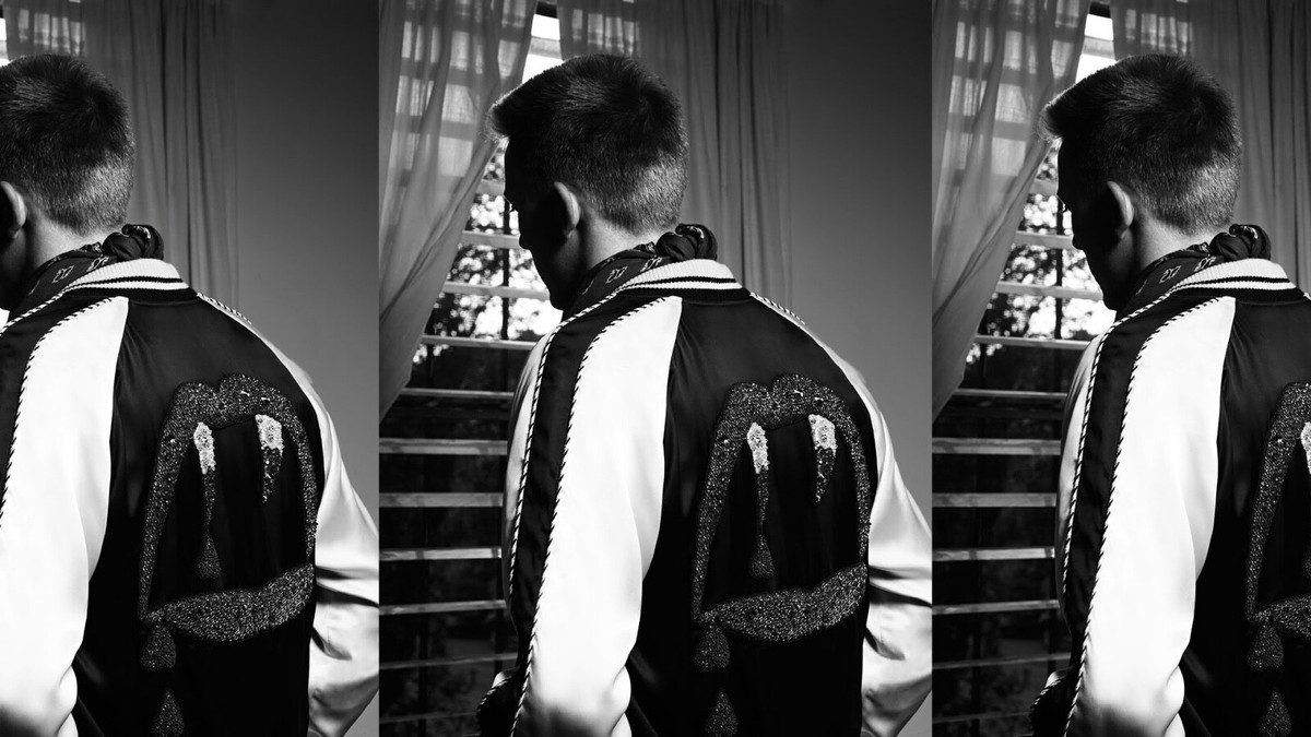 Saint Laurent Blood Luster Jacket Paris Souvenir Bomber Hedi Saint Laurent Blood Luster Jacket Paris Souvenir Bomber Hedi
