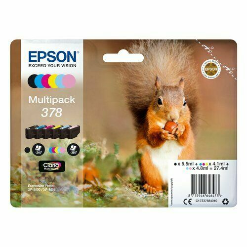 Epson Ink 378 Multipack (C13T37884010) (8715946646473)-image