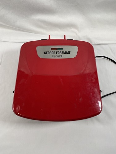 George Foreman Rapid Grill Red Pan Model No.RPGF3602RD Working