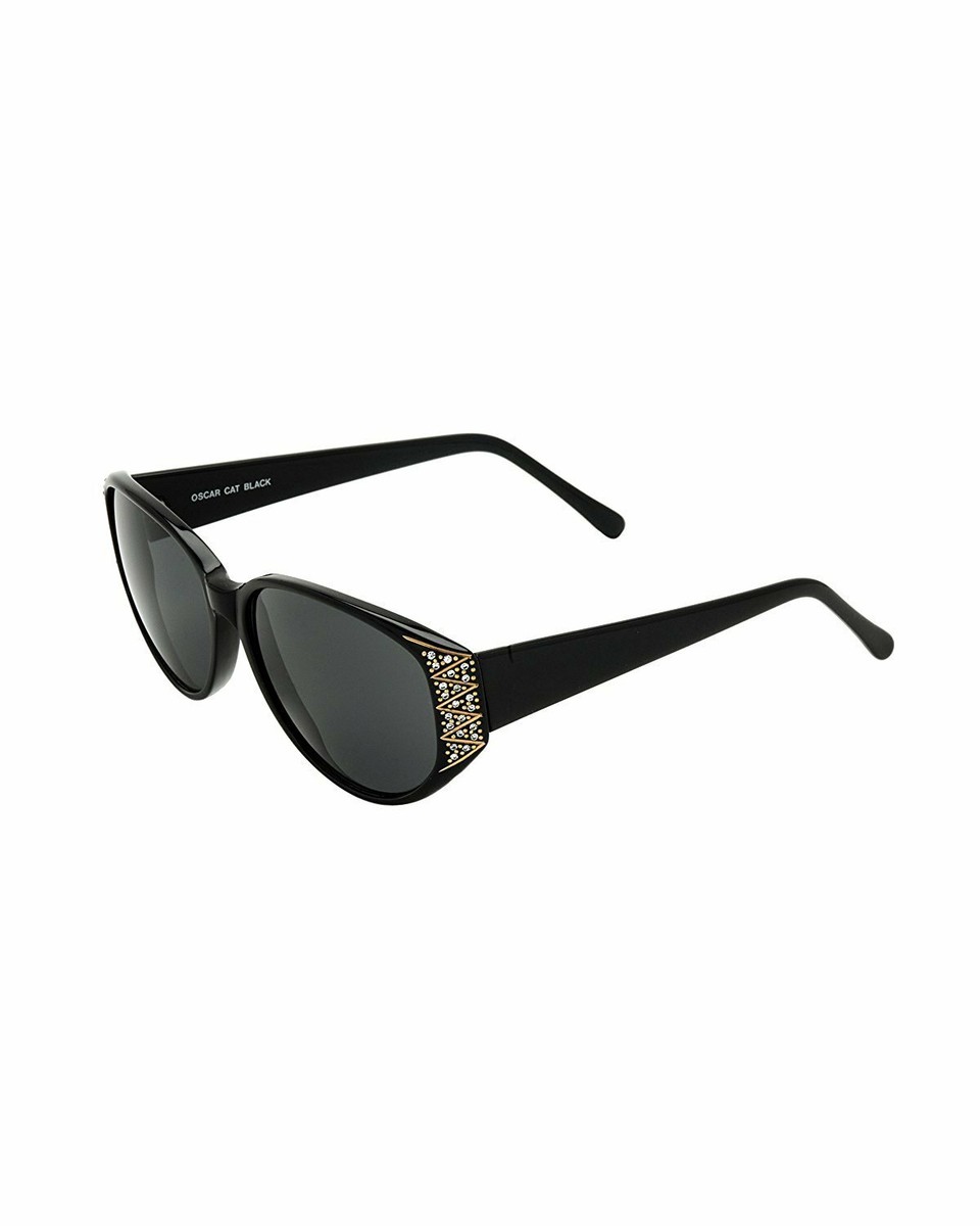 Cheryl Shuman Sunglasses Oscar Cat Black 58-15-132 | eBay display picture 1